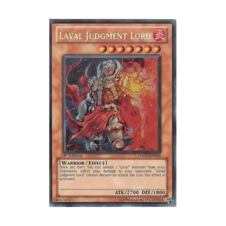 

CCG Лорд Правосудия Лаваля (Секретно, Редко), Yu-Gi-Oh - Hidden Arsenal 5 - Singles