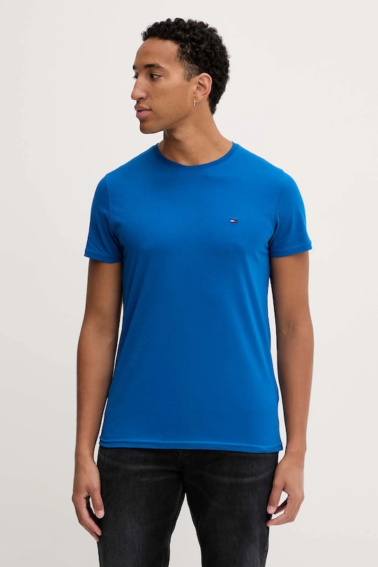 

Хлопковая футболка Tommy Jeans, темно-синий