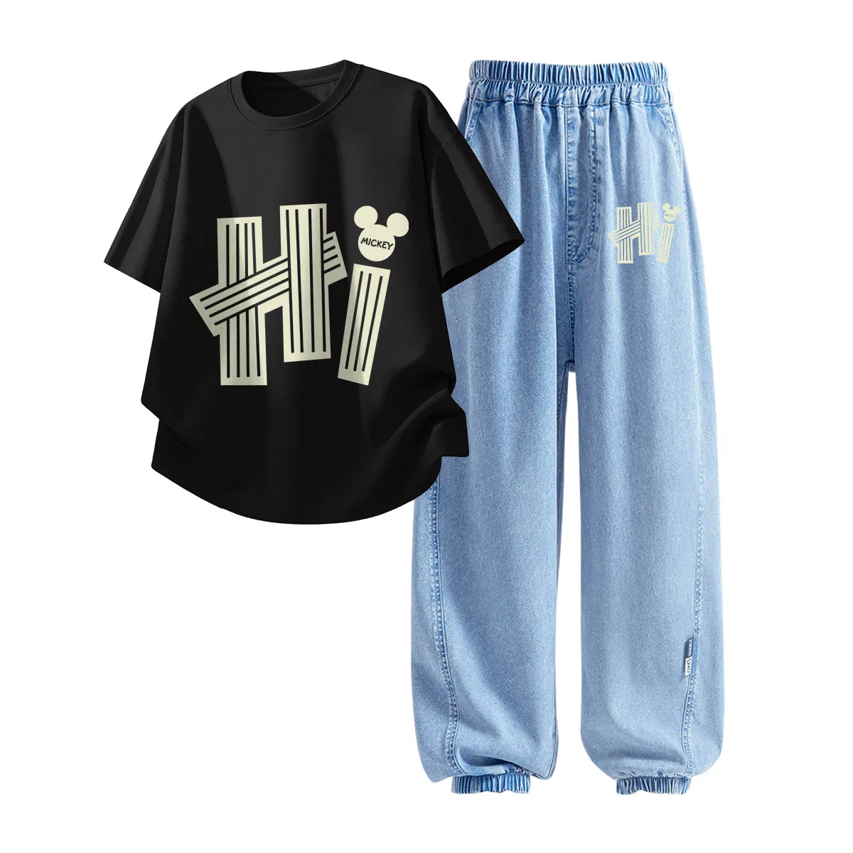 Детская спортивная повседневная куртка с асимметричным воротником Disney, Dihalo Indigo Blue+Dihalo K Denim Light Blue — фото 4
