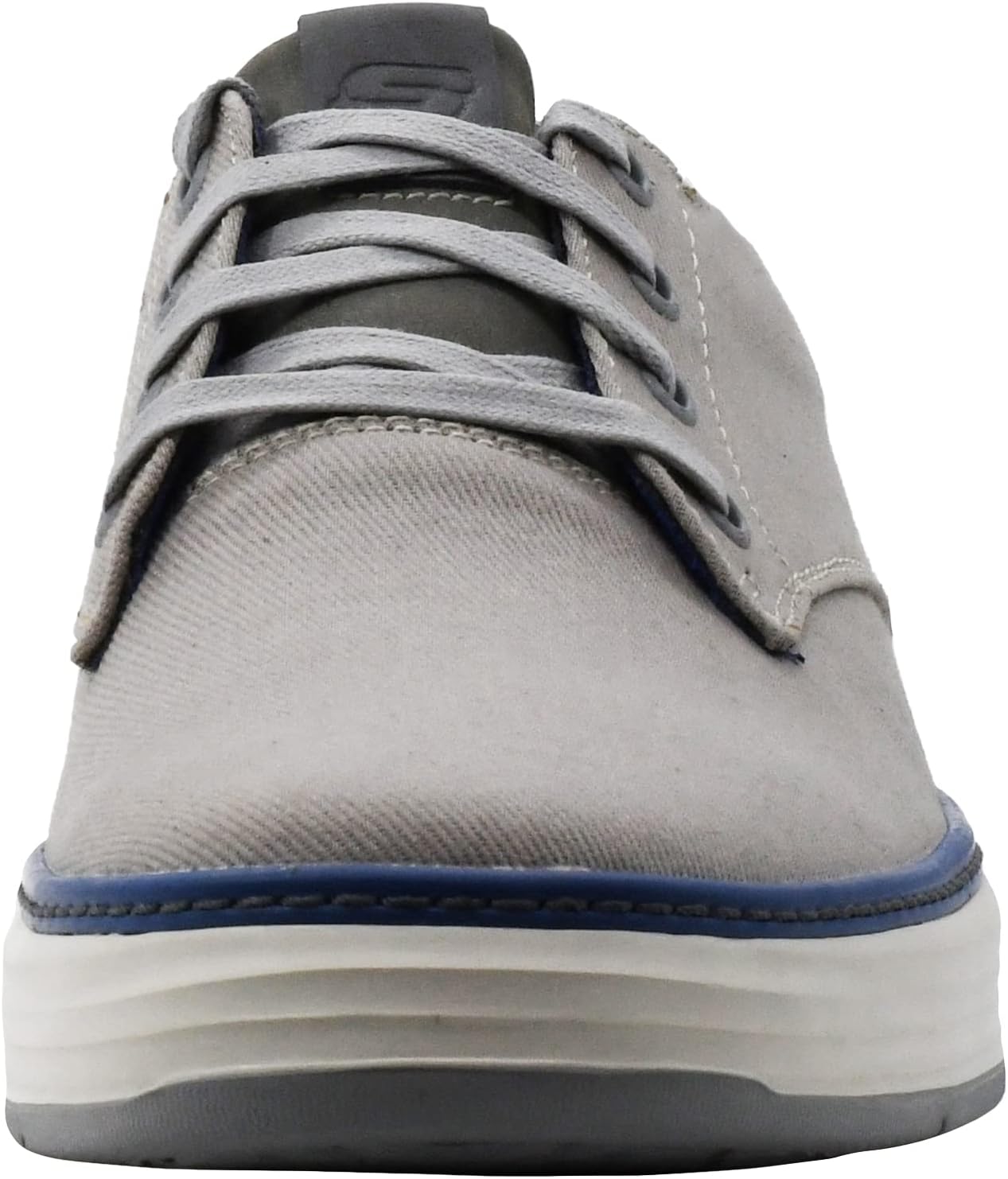 Мужские кроссовки Skechers USA Moreno - Ederson Low Profile с шнуровкой, серый — фото 2