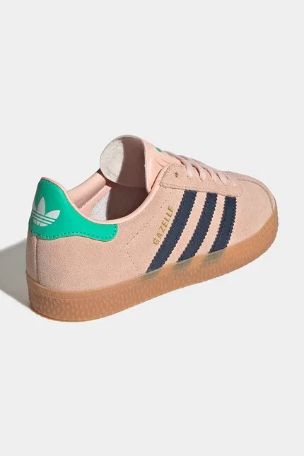 Кроссовки детские GAZELLE Adidas Originals, розовый — фото 3