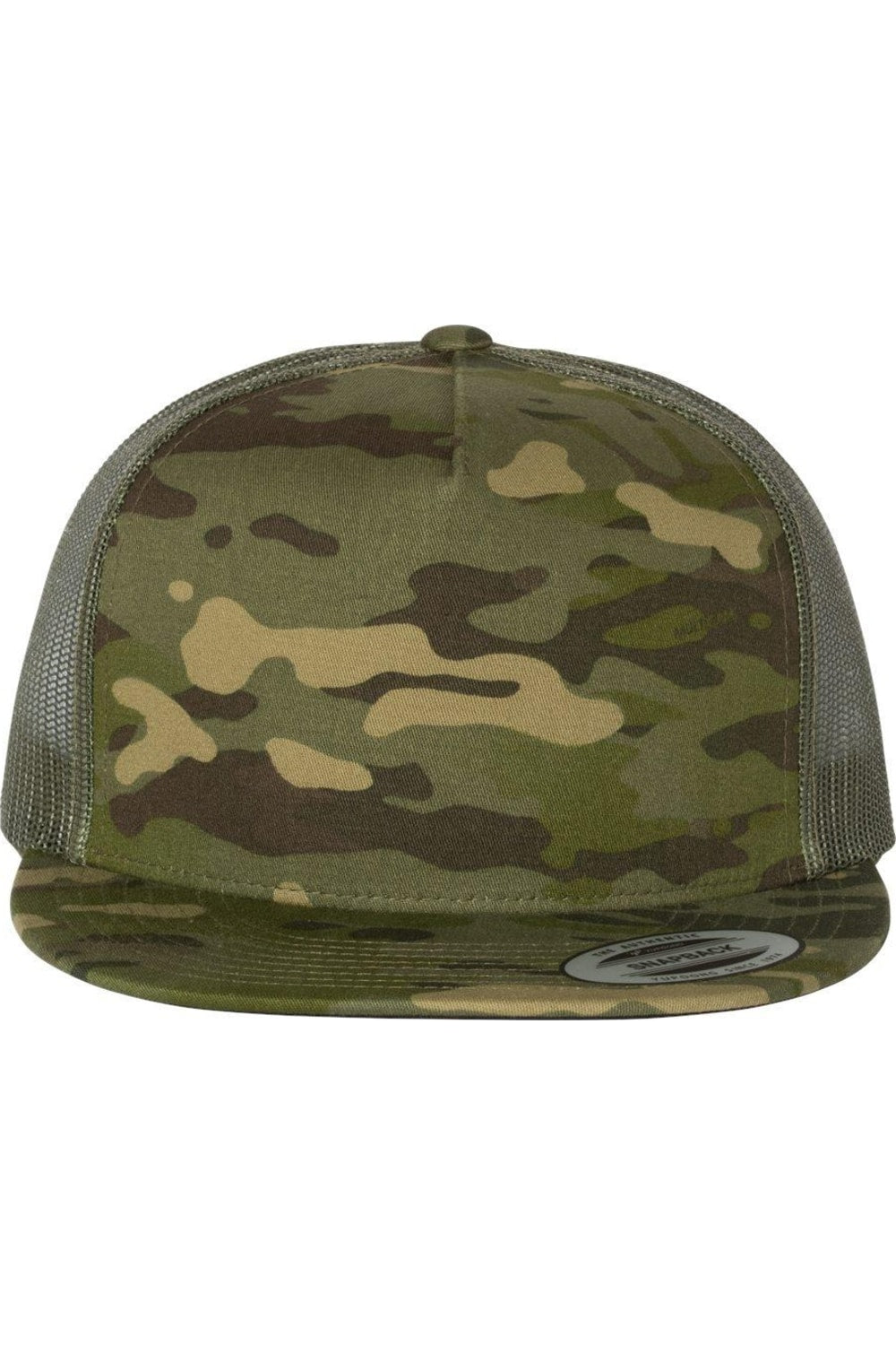 

Кепка дальнобойщика YP Classics Flat Bill, цвет multicam tropic/ green