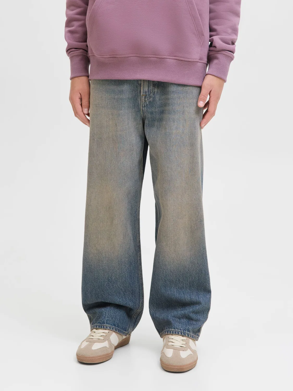 Джинсы baggy fit, JACK & JONES Junior, blue denim — фото 3