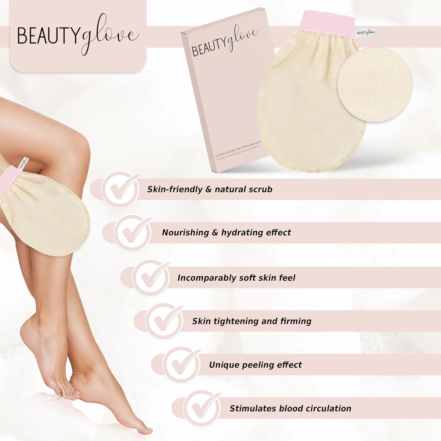 Отшелушивающая перчатка из турецкого шелка ‎Beautyglove — фото 2