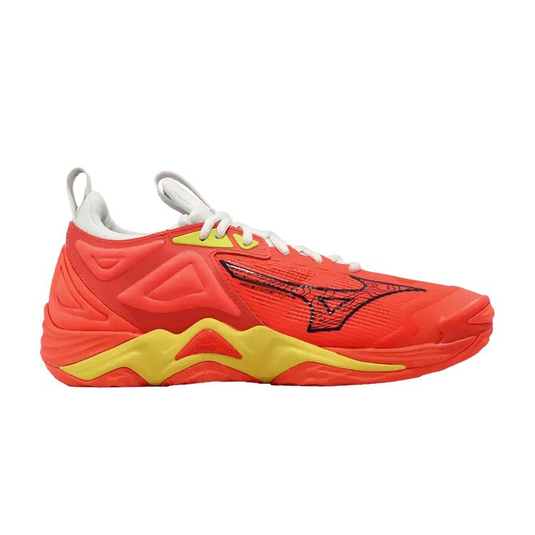 

Кроссовки Mizuno Wave Momentum 3 Neon Flame Bolt, оранжевый