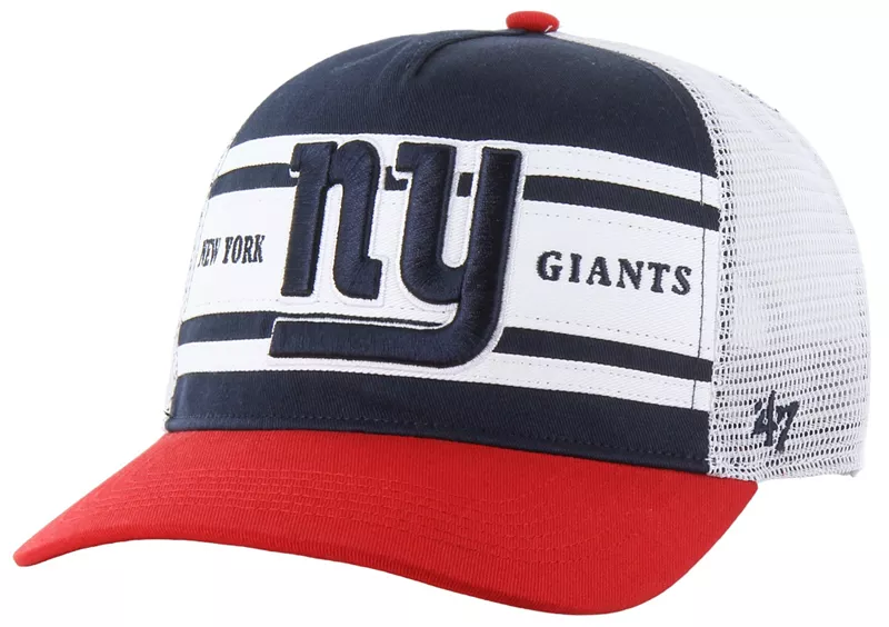 

Мужская темно-синяя регулируемая кепка New York Giants Super Stripe Hitch '47