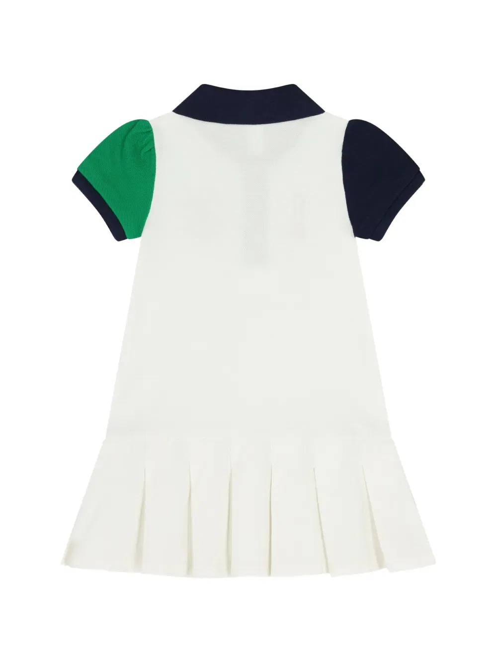 Комплект из двух плиссированных платьев Polo Ralph Lauren Kids, белый — фото 4