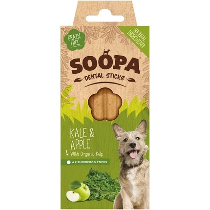 

Зубные палочки с маслом капусты и вкусом яблока, 100 г 100 г Soopa