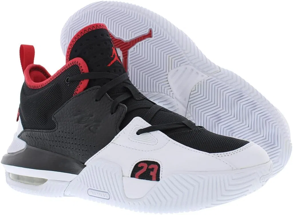 Мужские баскетбольные кроссовки Nike Air Jordan Stay Loyal 2 Dq8401, 2-Black White Gym Red — фото 4