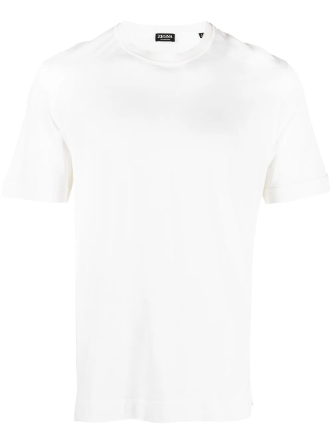 

Zegna футболка с нашивкой-логотипом, белый