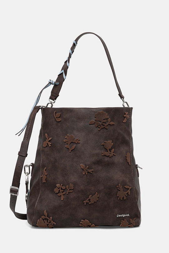 

Сумка Stencil Flower Lo Desigual, коричневый