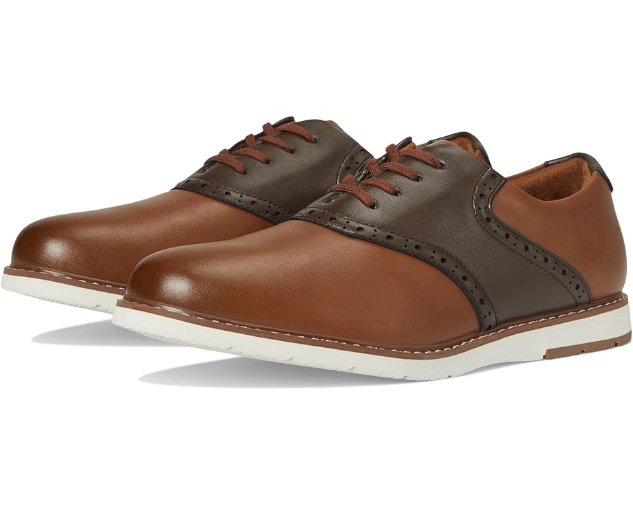 

Мужские оксфорды Florsheim Kids Vibe Jr. Boys Plain Toe Saddle Shoe (Toddler/Little Kid/Big Kid), Cognac Multi