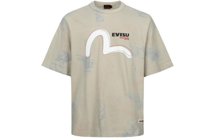 

Футболка мужская многоцветная Evisu, цвет Multicolor