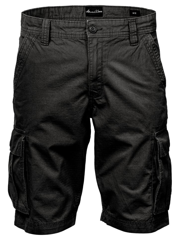 

Тканевые шорты Amaci&Sons, черный