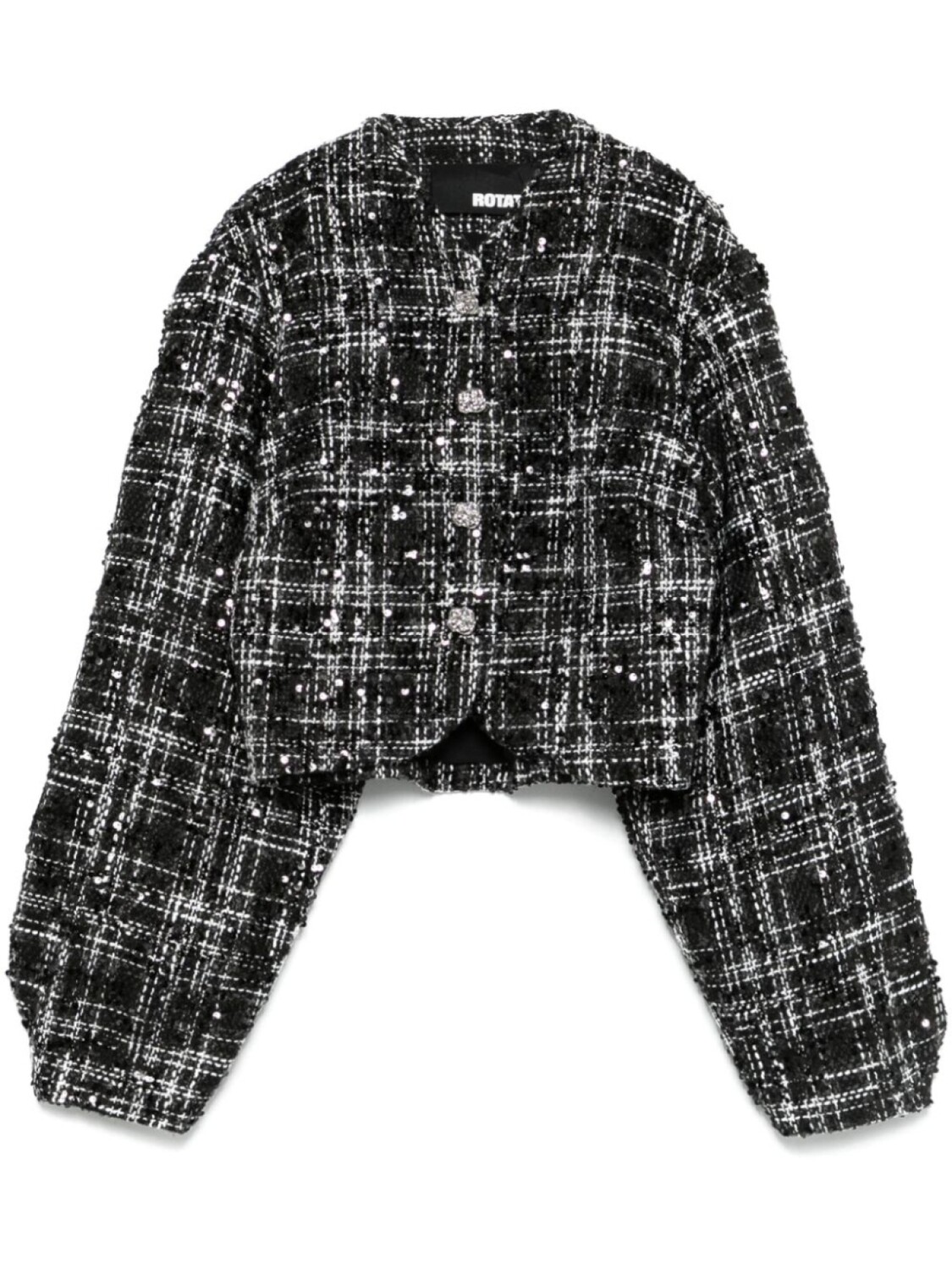 

ROTATE BIRGER CHRISTENSEN пиджак из ткани букле, черный