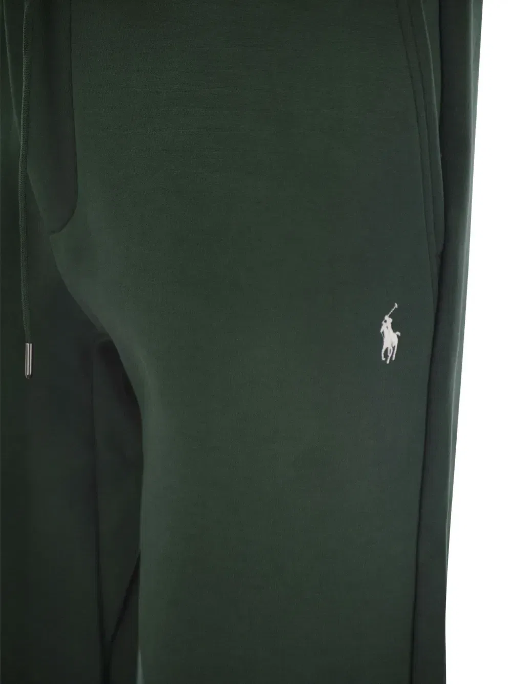 Брюки с вышитым логотипом POLO RALPH LAUREN, зеленый — фото 4