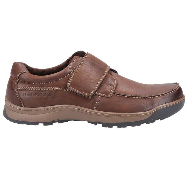 Мужские кожаные туфли Casper Hush Puppies, коричневый — фото 3