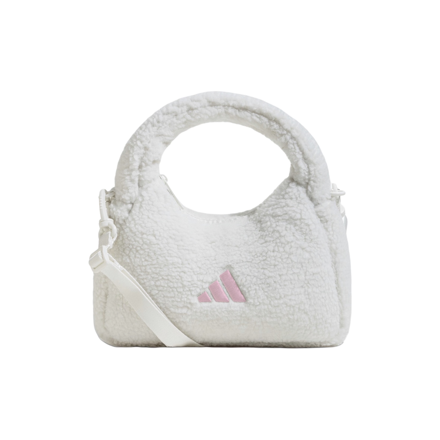 

Adidas Женская сумка из переработанного полиэстера черно-белая, Pink White