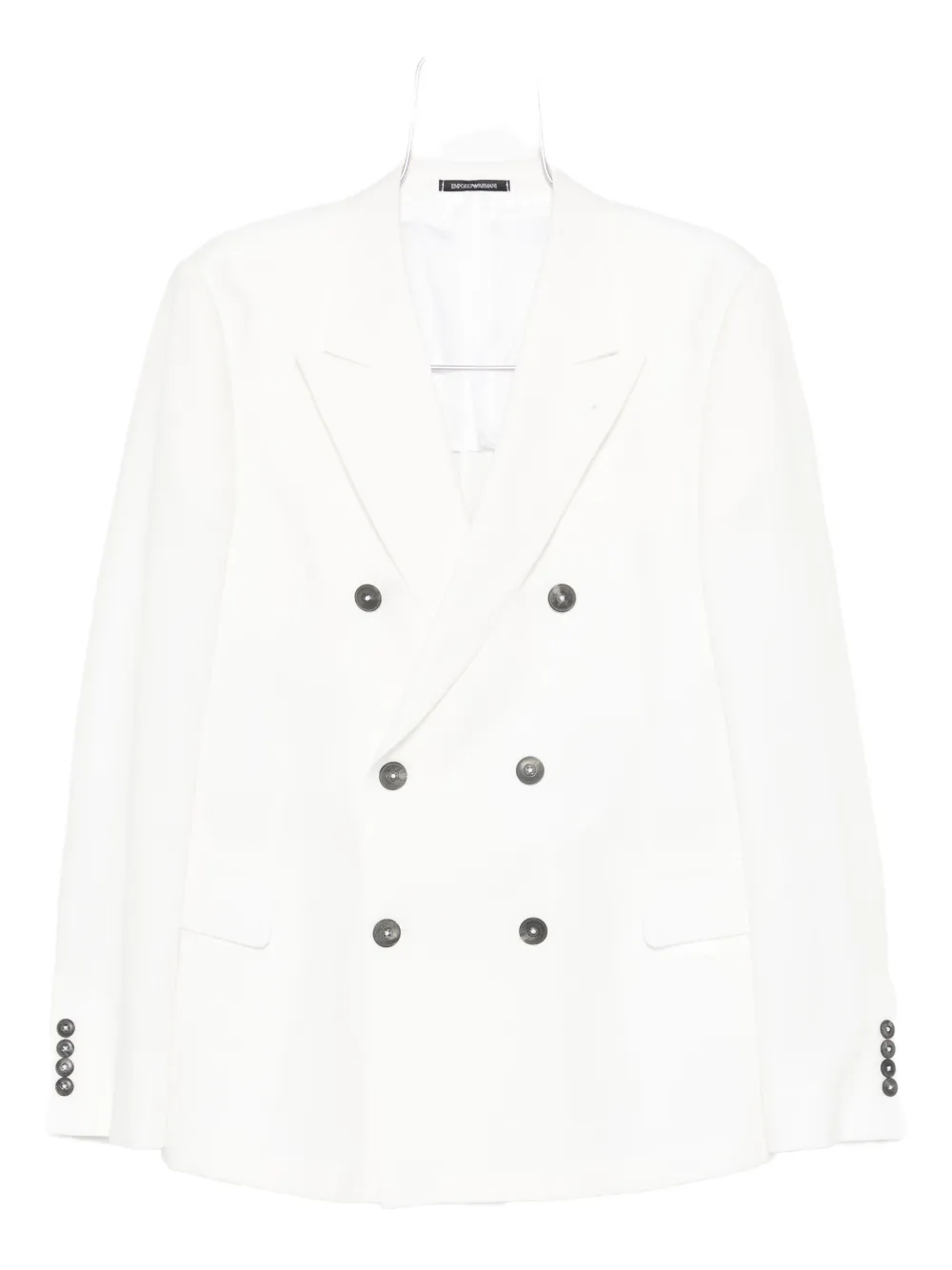 

Двубортный блейзер EMPORIO ARMANI, белый