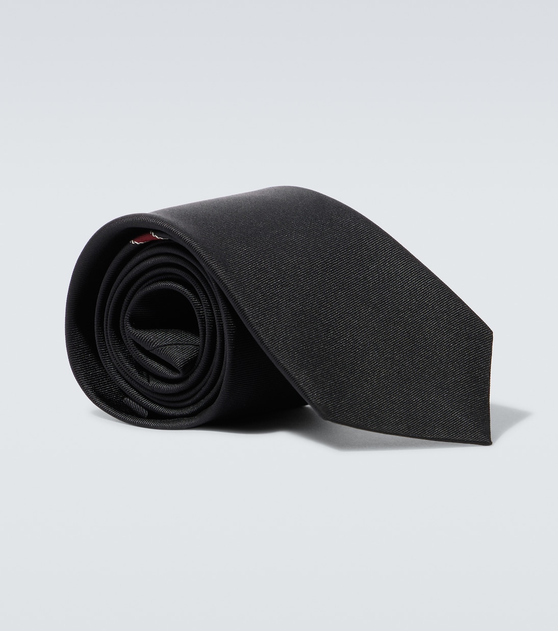 

Шелковый галстук с жаккардовым логотипом Gucci, Black/Red