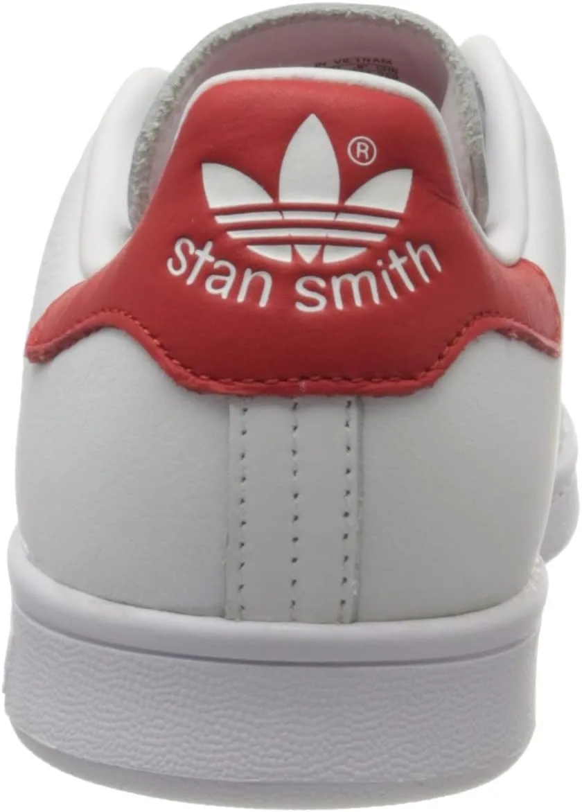 Мужские беговые кроссовки Adidas Stan Smith, белые, в цвете "белый" с черными вставками Adidas Originals — фото 3