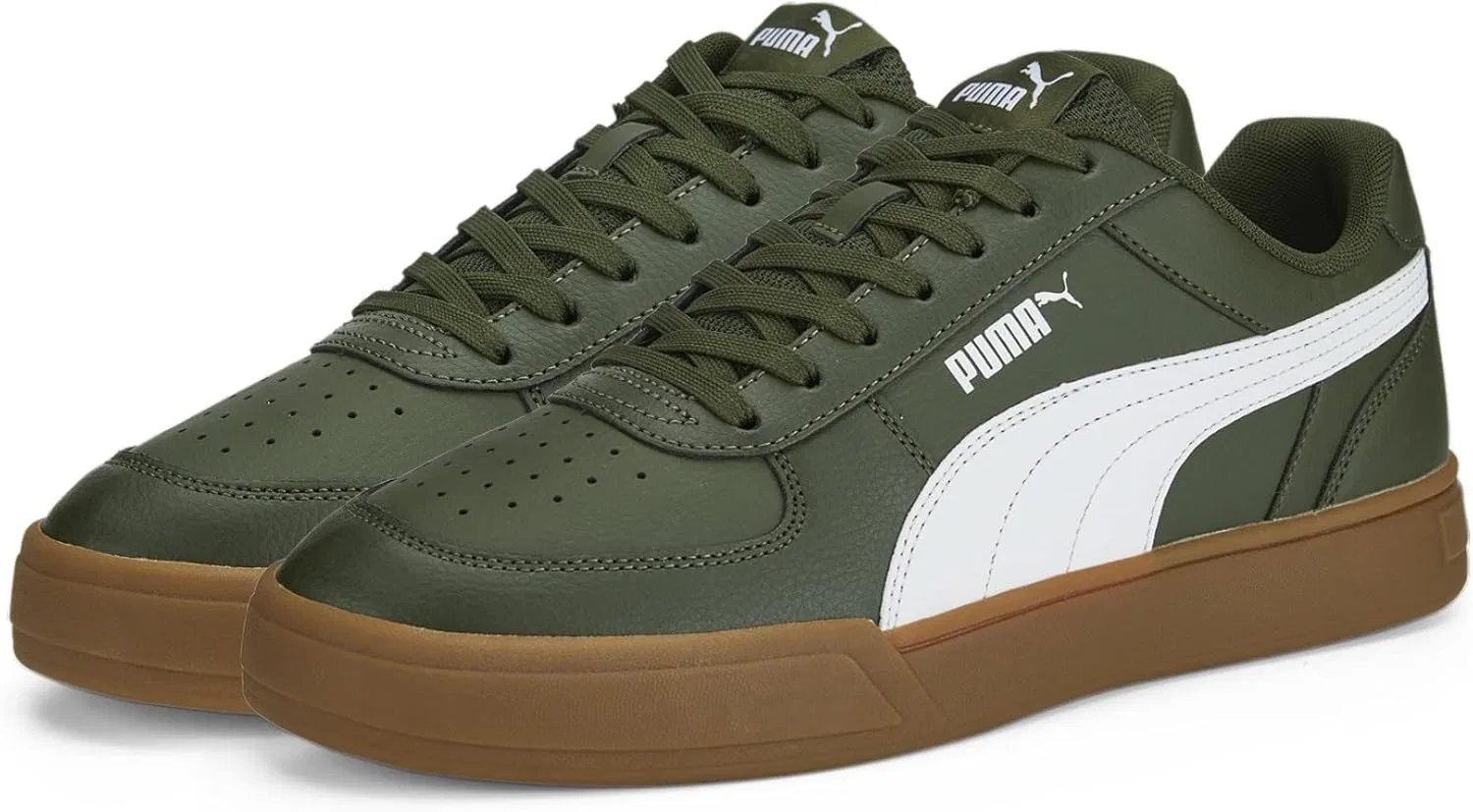 Кроссовки PUMA Caven унисекс, Multicoloured Forest Night Puma White Gum — фото 2