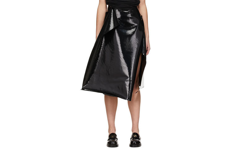 

WE11DONE Повседневная длинная юбка женская черная