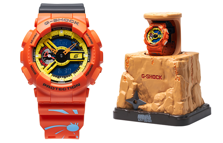 

G-SHOCK Часы Casio G SHOCK X Naruto GA 110NAR21 4PFN, Collaboration Box