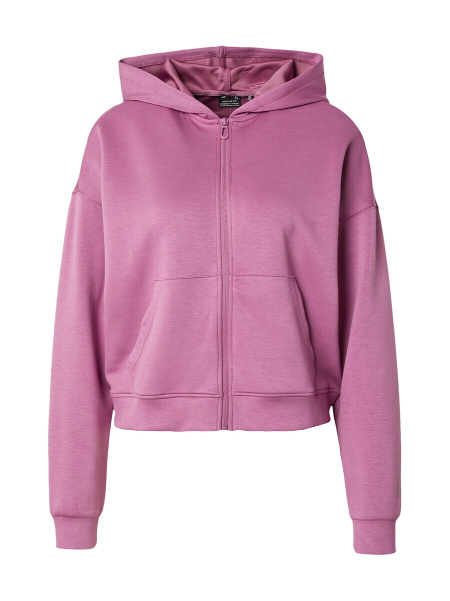 

Свитер с капюшоном на молнии 4F Athletic Zip-Up Hoodie, цвет pitaya