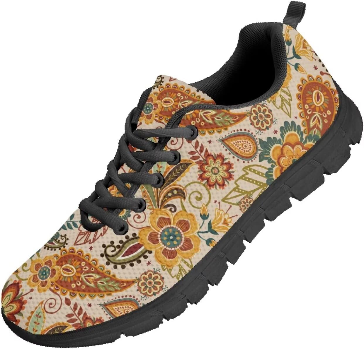 

Мужские кроссовки Funnydude Funny Print для бега, повседневные спортивные кроссовки с низким каблуком для спортзала, Paisley