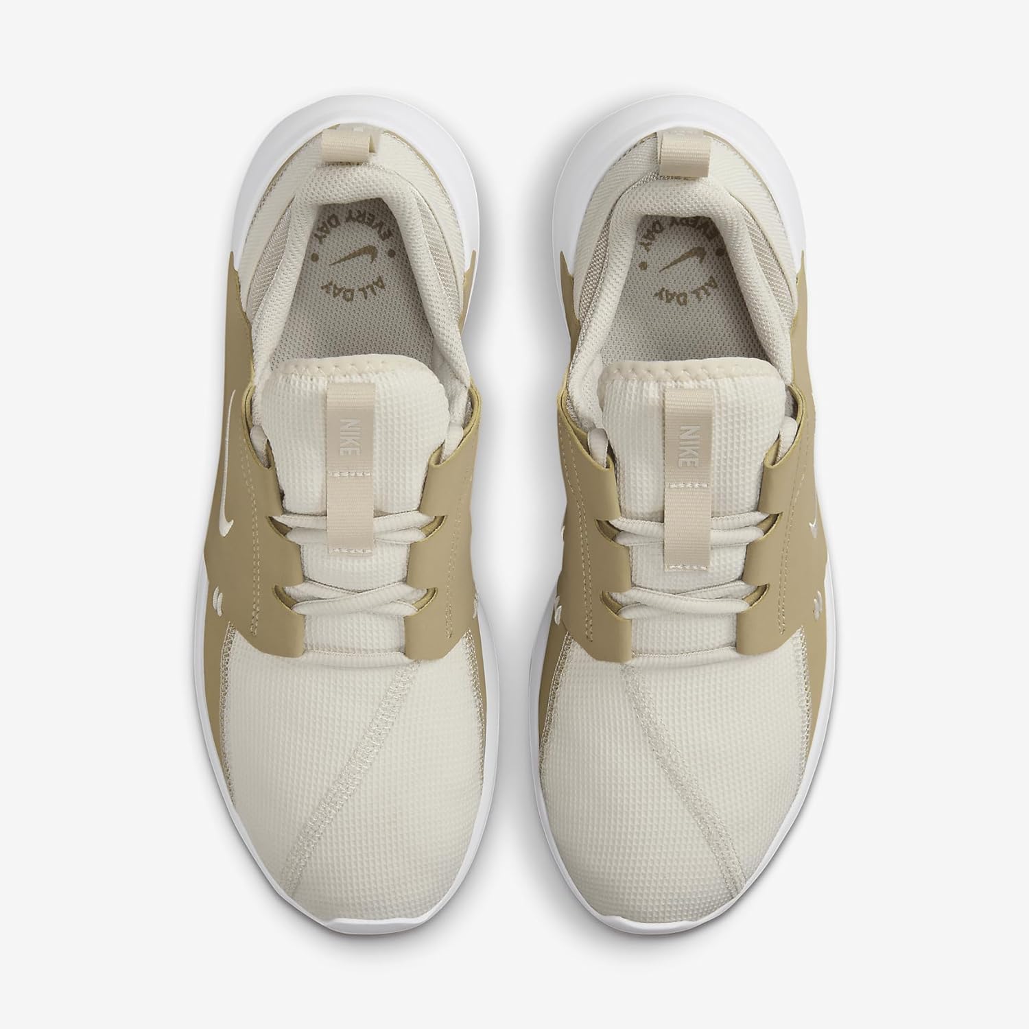 Мужские кроссовки Nike низкие, белый/коричневый/хаки — фото 4