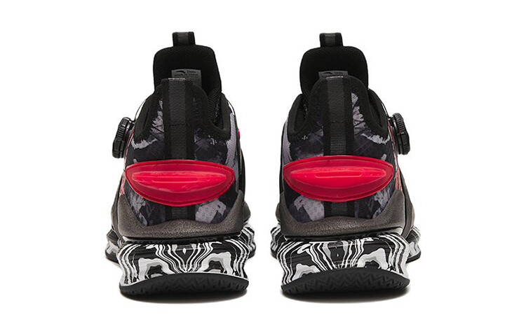 Детские баскетбольные кроссовки GS Mid-top черные/белые/красные Anta Kids — фото 4