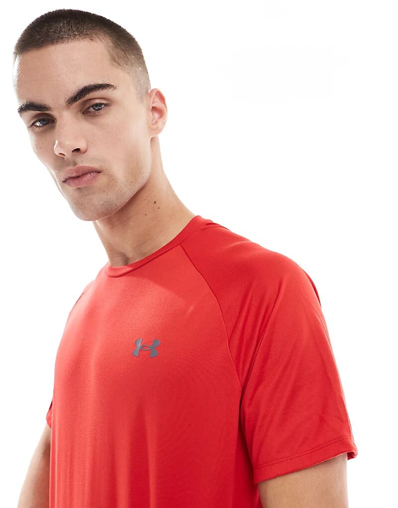 

Футболка с коротким рукавом tech 2.0 красного цвета Under Armour