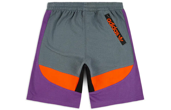 Шорты originals outdoor short colorblock sports shorts gray Adidas, серый — фото 2