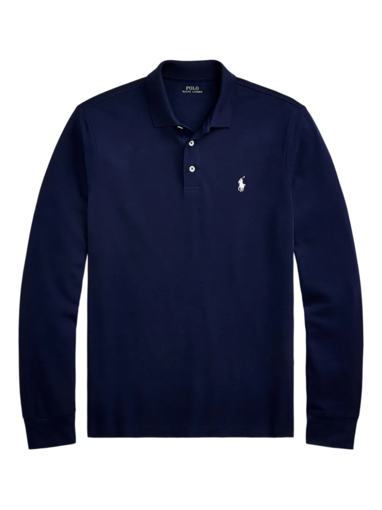 

Рубашка поло с длинными рукавами Polo Ralph Lauren, синий