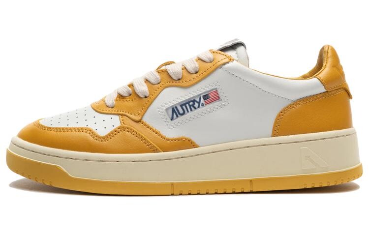 

Стильные женские низкие кроссовки для скейтбординга белого/желтого цвета Autry, Желтый, Стильные женские низкие кроссовки для скейтбординга белого/желтого цвета Autry