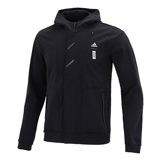 

Куртка adidas Printing Logo Sports Hooded Jacket Black, черный