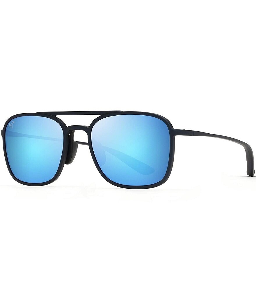 

Солнцезащитные очки-авиаторы унисекс Maui Jim Keokea 55 мм, синий