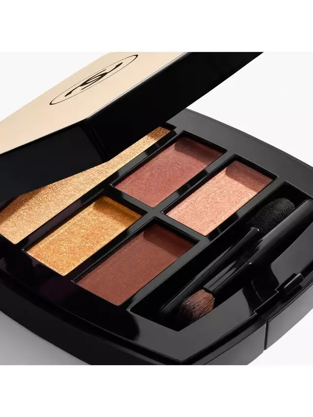 Палитра теней для век Les Beiges Healthy Glow Natural, золотистая CHANEL — фото 2