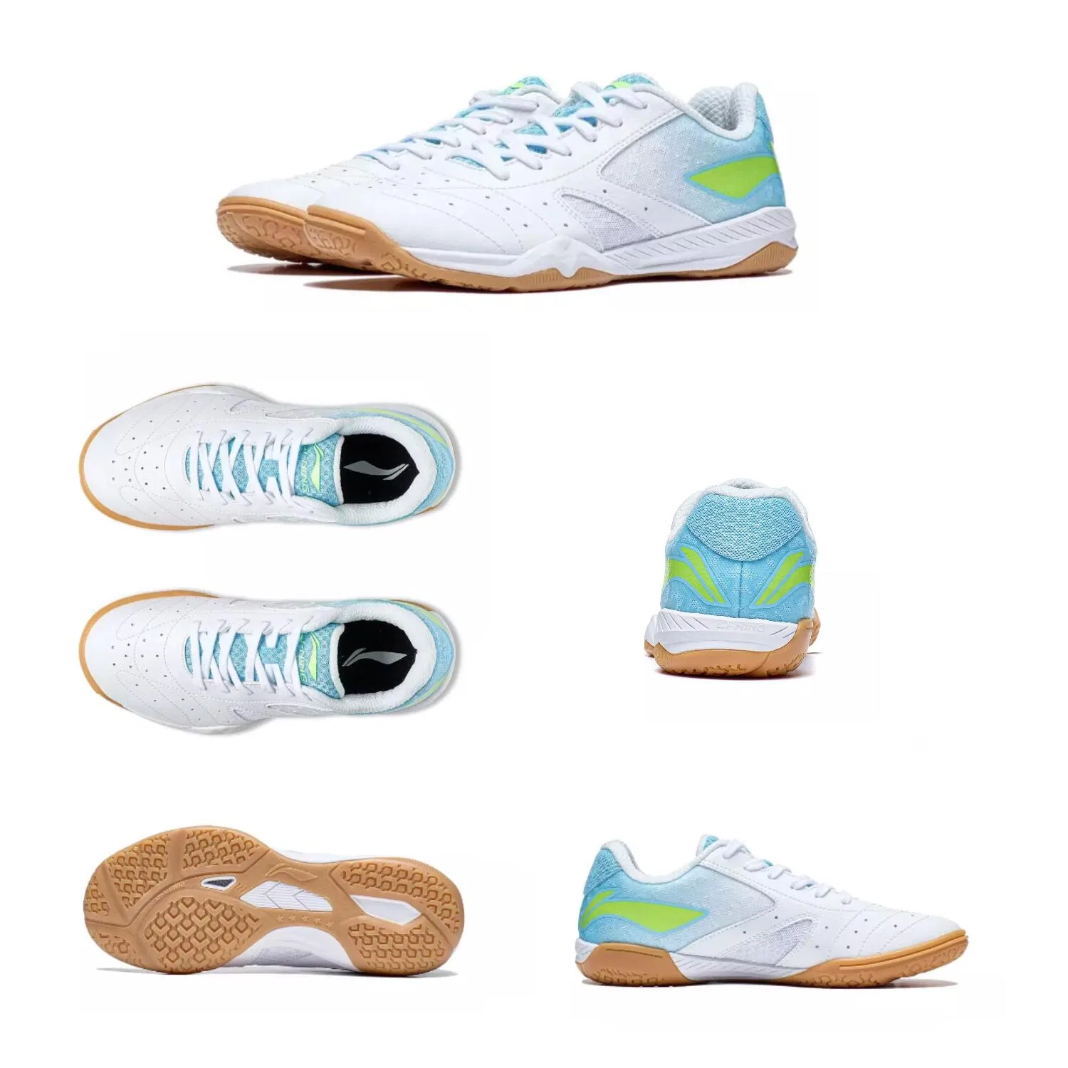 Кроссовки для настольного тенниса «Champion Professional» от Li-Ning, White/Blue — фото 2
