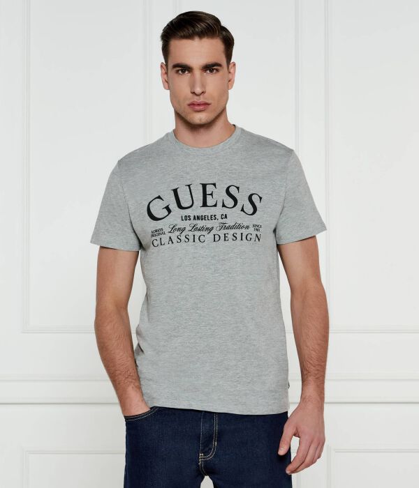 

Классическая футболка Regular Fit Guess Jeans, серый