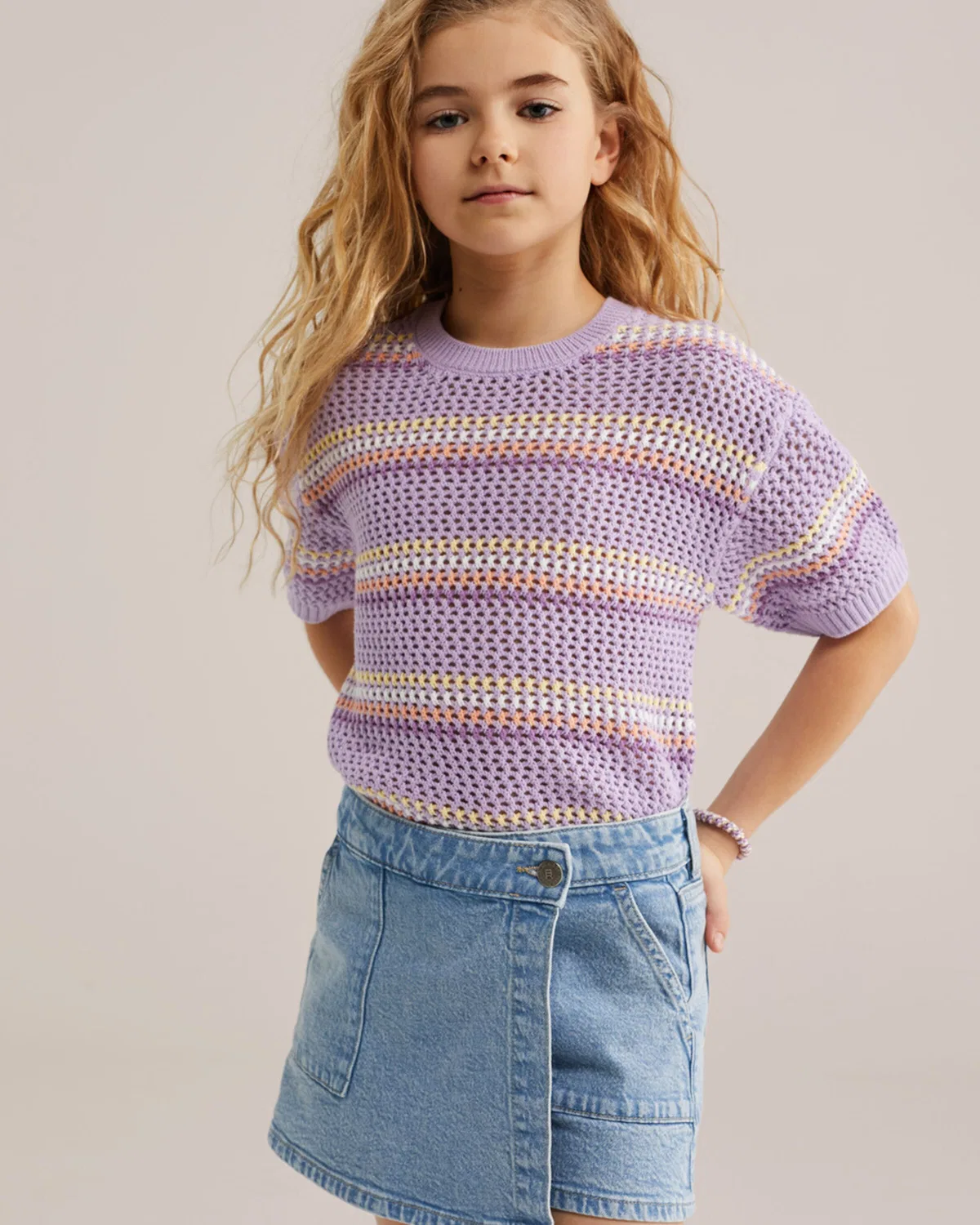 Свитер We Fashion, Purple/Mauve — фото 3