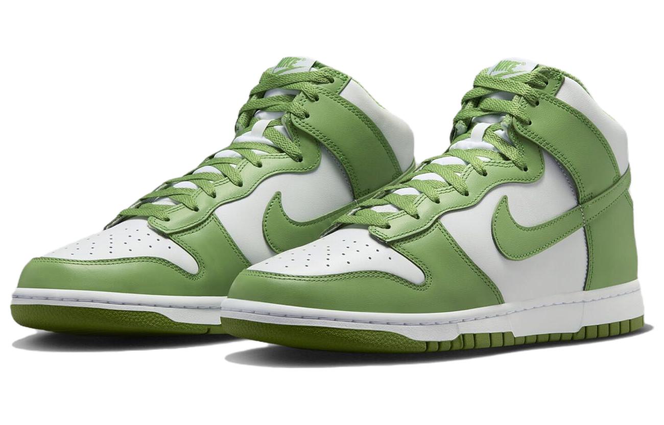 Nike Dunk High Chlorophyll Зеленый Белый — фото 3
