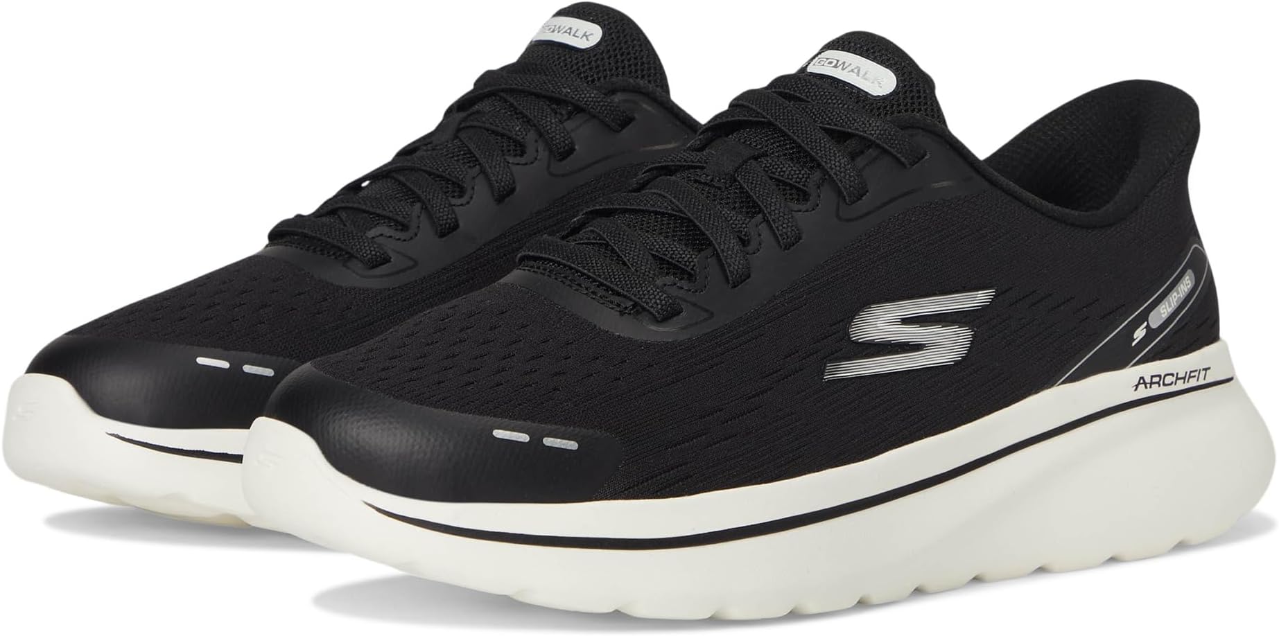 Кроссовки SKECHERS Performance Go Walk Arch Fit N-Joy Emory Hands Free Slip-Ins, черный/белый