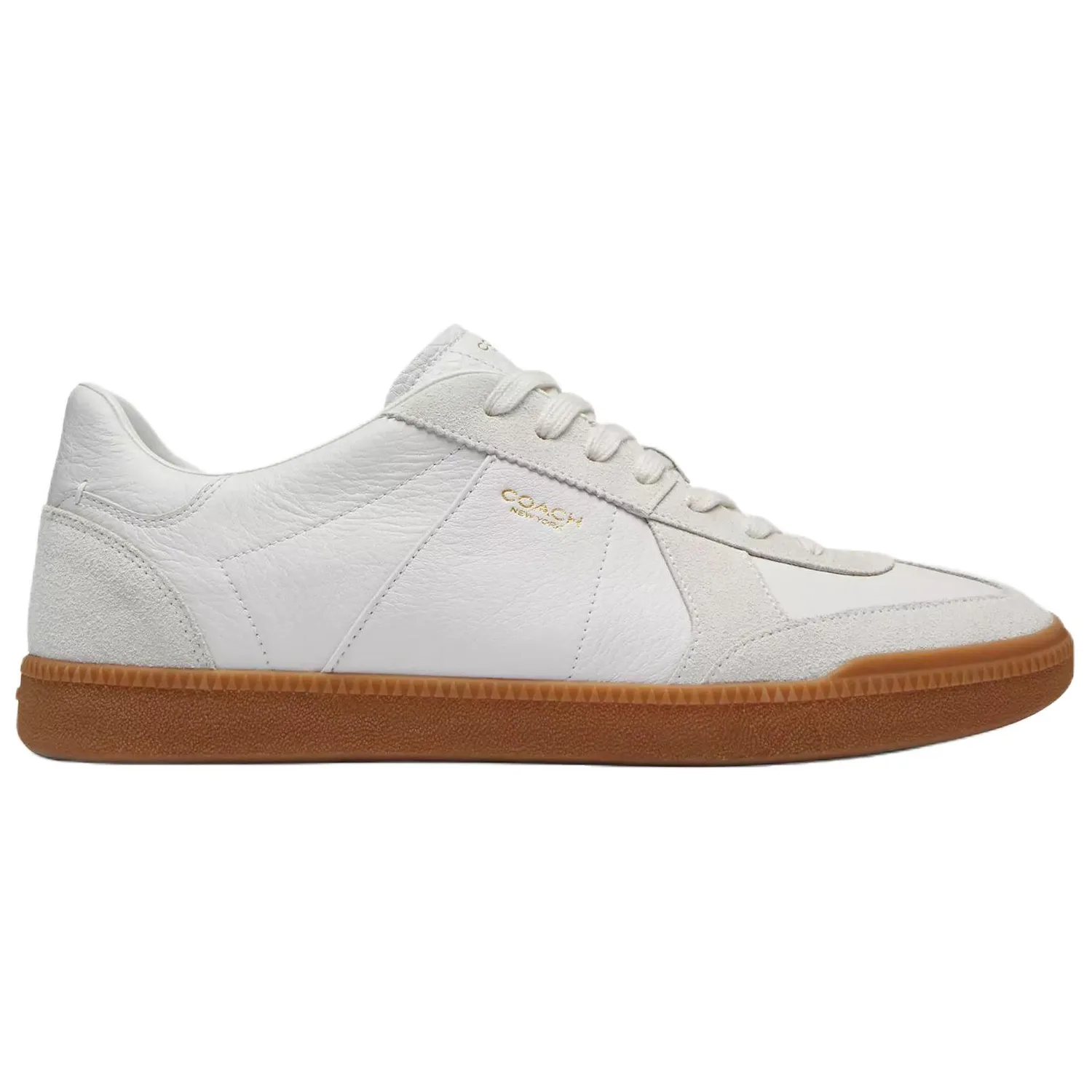 COACH Ellis Suede Low top Skateboard Shoes мужские белые — фото 3
