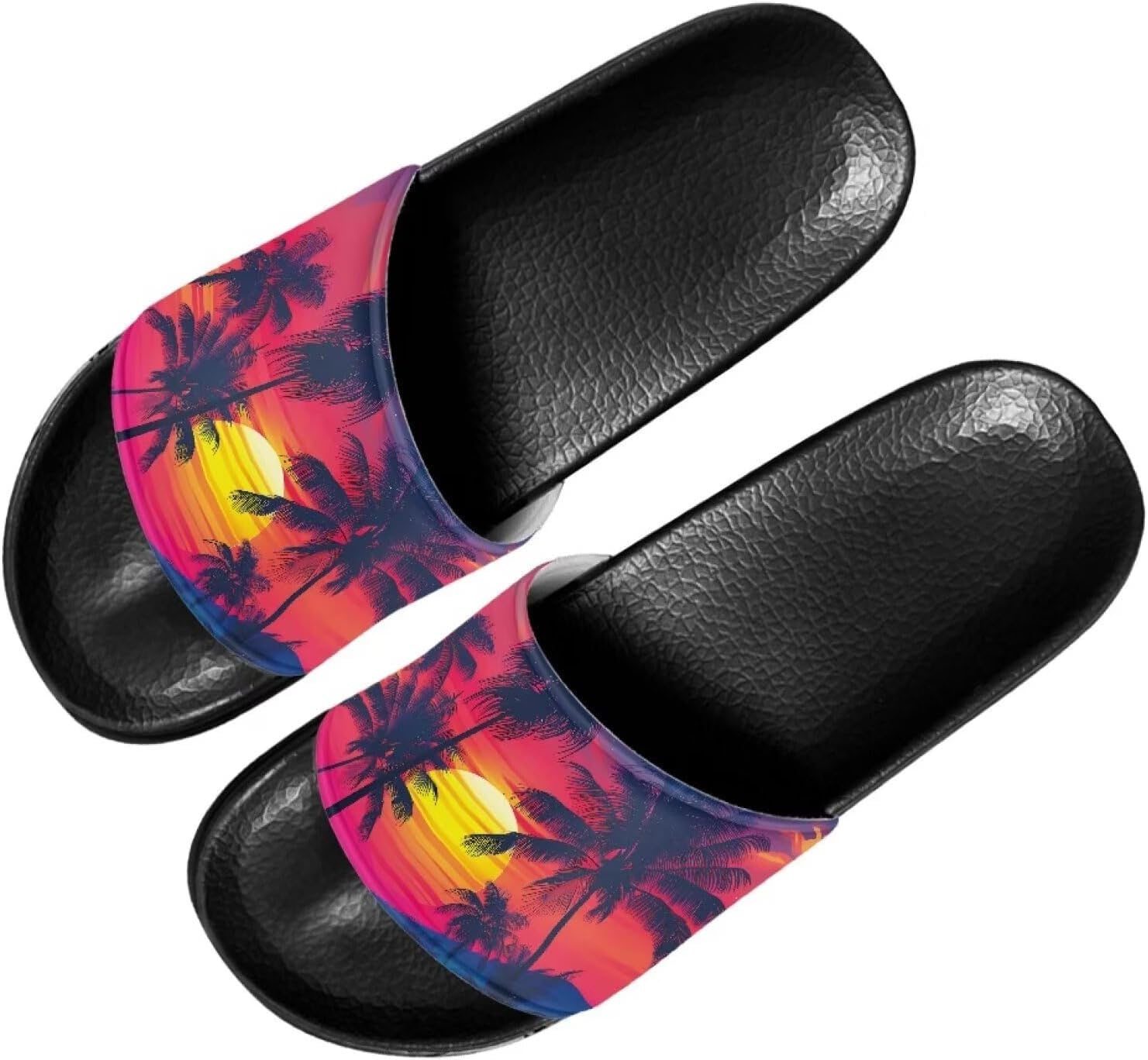 

Женские сандалии Forchrinse Retro с пчелой и подсолнухом, с поддержкой свода стопы, летние плоские тапочки для дома и улицы, красный