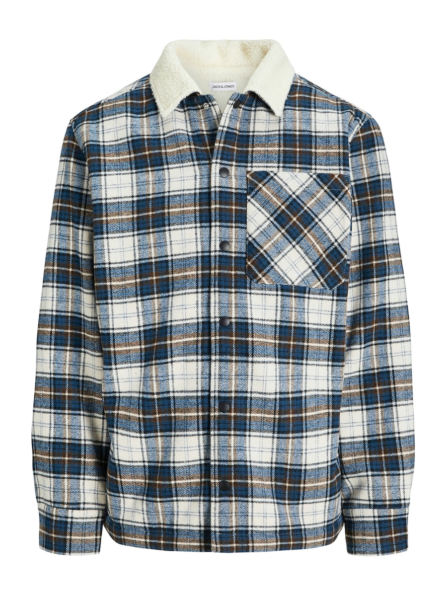 

Куртка межсезонная JACK & JONES ZAC, Navy/Dark Blue/Off White