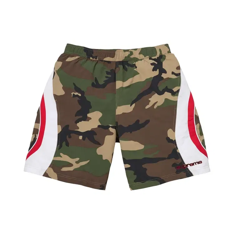 Шорты Supreme Paneled Water Short, зеленый