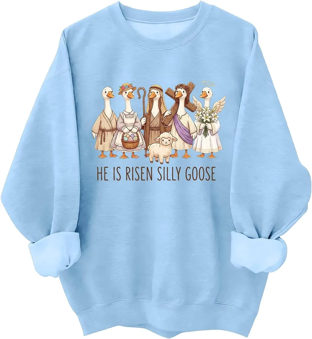 

Толстовка He Is Risen Silly Goose с капюшоном JIONOCY