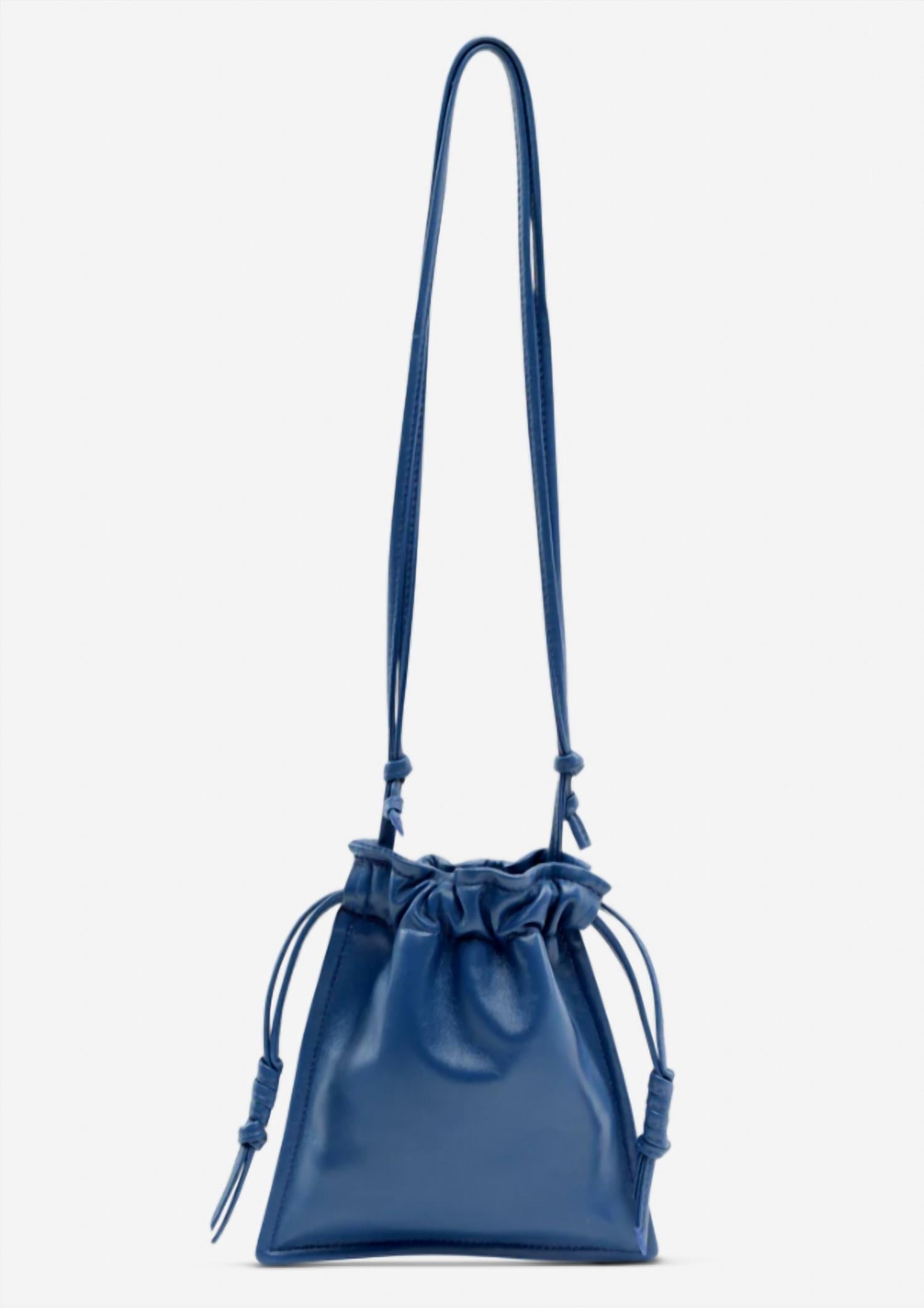 

Женская мини-сумка кроссбоди Bowie в лазурном цвете Lemiz